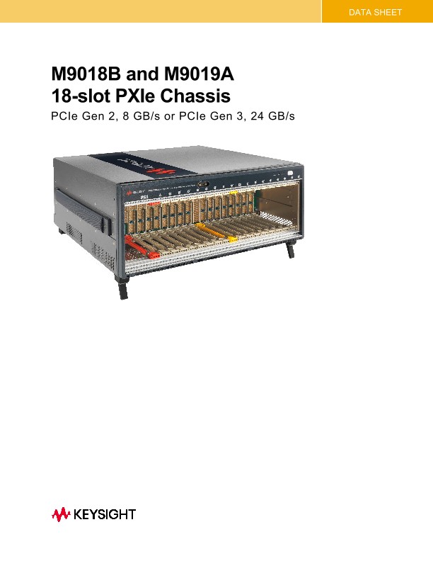 M9018B and M9019A 18-slot PXIe Chassis | Keysight